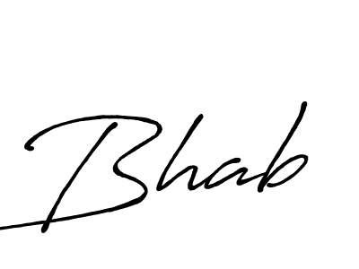 How to make Bhab name signature. Use Antro_Vectra_Bolder style for creating short signs online. This is the latest handwritten sign. Bhab signature style 7 images and pictures png
