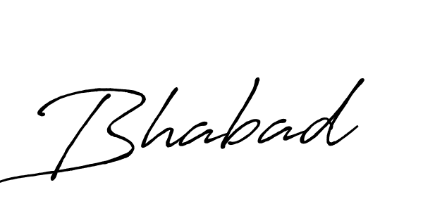 How to make Bhabad name signature. Use Antro_Vectra_Bolder style for creating short signs online. This is the latest handwritten sign. Bhabad signature style 7 images and pictures png