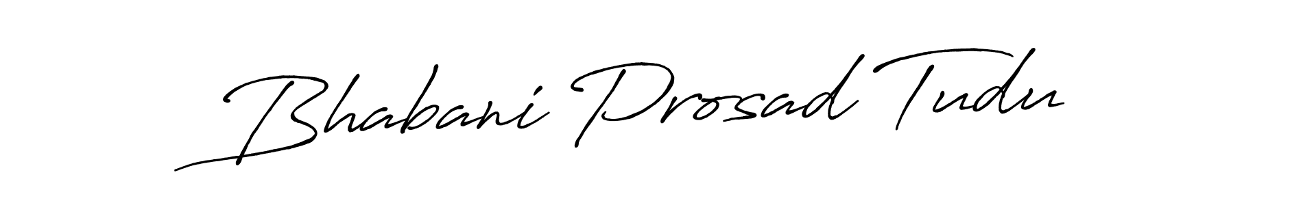 Antro_Vectra_Bolder is a professional signature style that is perfect for those who want to add a touch of class to their signature. It is also a great choice for those who want to make their signature more unique. Get Bhabani Prosad Tudu name to fancy signature for free. Bhabani Prosad Tudu signature style 7 images and pictures png