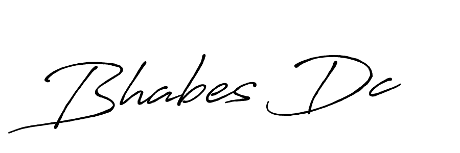 Make a beautiful signature design for name Bhabes Dc. With this signature (Antro_Vectra_Bolder) style, you can create a handwritten signature for free. Bhabes Dc signature style 7 images and pictures png