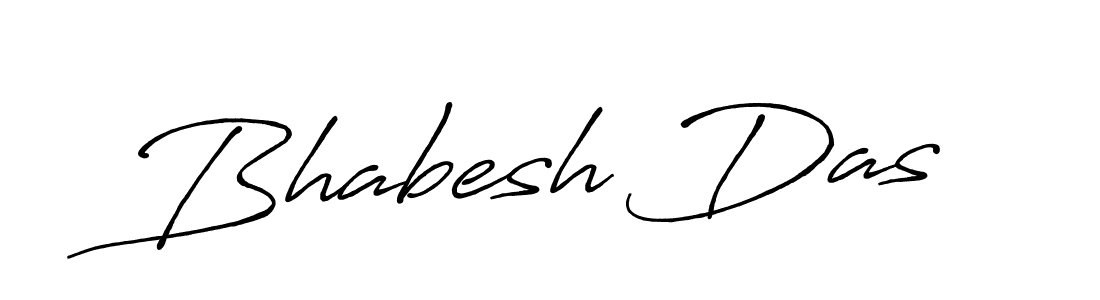 Make a beautiful signature design for name Bhabesh Das. With this signature (Antro_Vectra_Bolder) style, you can create a handwritten signature for free. Bhabesh Das signature style 7 images and pictures png