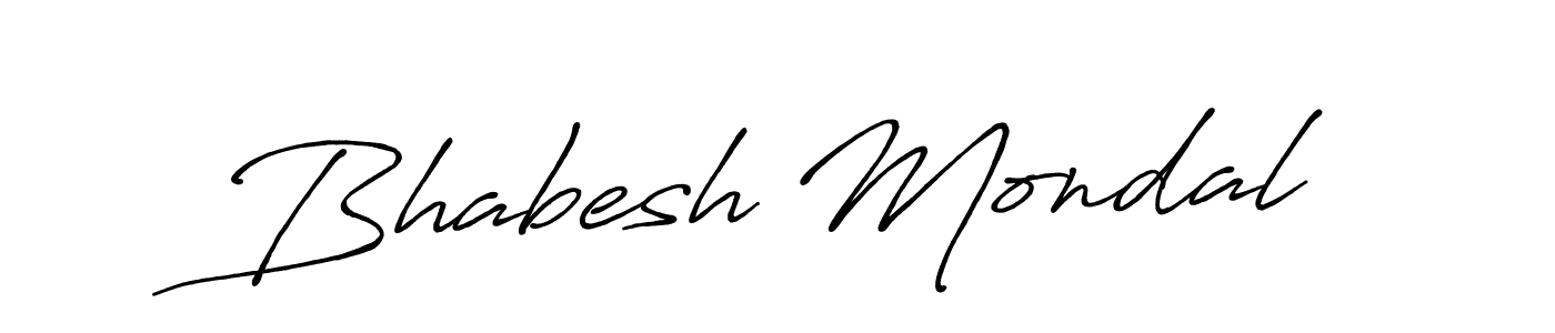 The best way (Antro_Vectra_Bolder) to make a short signature is to pick only two or three words in your name. The name Bhabesh Mondal include a total of six letters. For converting this name. Bhabesh Mondal signature style 7 images and pictures png