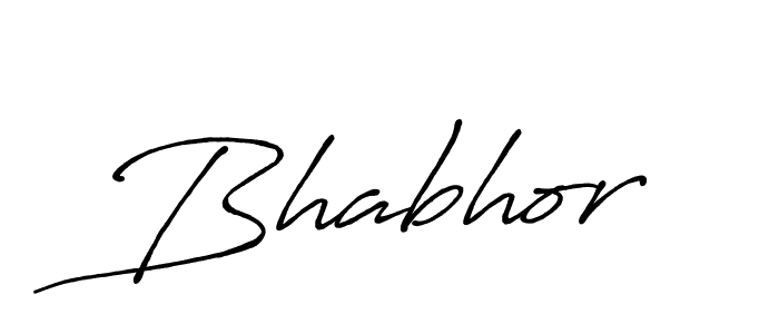 It looks lik you need a new signature style for name Bhabhor. Design unique handwritten (Antro_Vectra_Bolder) signature with our free signature maker in just a few clicks. Bhabhor signature style 7 images and pictures png