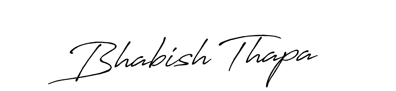 How to Draw Bhabish Thapa signature style? Antro_Vectra_Bolder is a latest design signature styles for name Bhabish Thapa. Bhabish Thapa signature style 7 images and pictures png