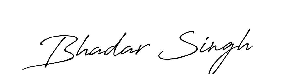 Also we have Bhadar Singh name is the best signature style. Create professional handwritten signature collection using Antro_Vectra_Bolder autograph style. Bhadar Singh signature style 7 images and pictures png