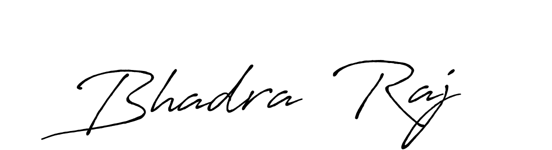 Antro_Vectra_Bolder is a professional signature style that is perfect for those who want to add a touch of class to their signature. It is also a great choice for those who want to make their signature more unique. Get Bhadra  Raj name to fancy signature for free. Bhadra  Raj signature style 7 images and pictures png
