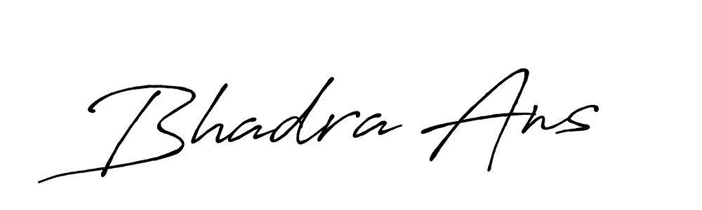 Design your own signature with our free online signature maker. With this signature software, you can create a handwritten (Antro_Vectra_Bolder) signature for name Bhadra Ans. Bhadra Ans signature style 7 images and pictures png
