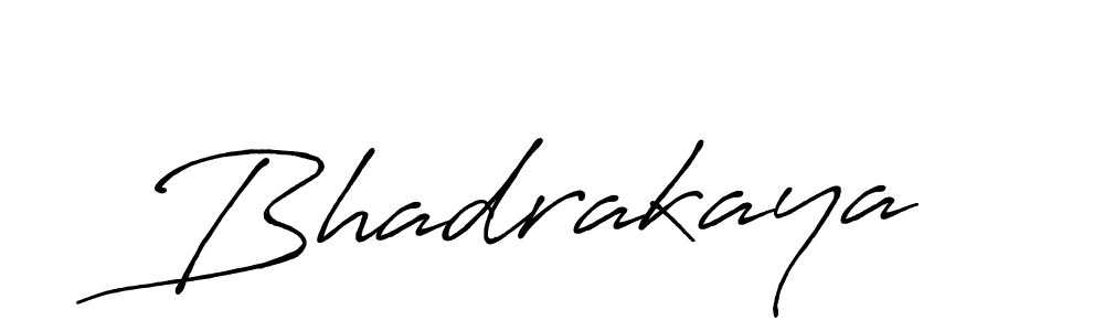 Design your own signature with our free online signature maker. With this signature software, you can create a handwritten (Antro_Vectra_Bolder) signature for name Bhadrakaya. Bhadrakaya signature style 7 images and pictures png