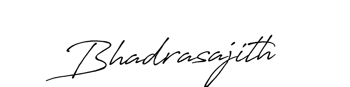 Also we have Bhadrasajith name is the best signature style. Create professional handwritten signature collection using Antro_Vectra_Bolder autograph style. Bhadrasajith signature style 7 images and pictures png