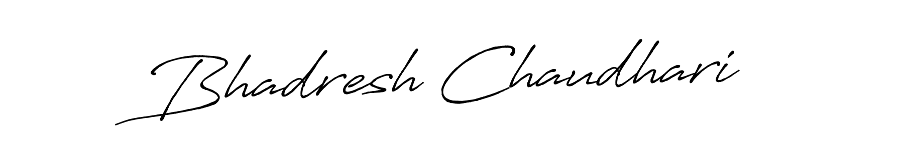 Similarly Antro_Vectra_Bolder is the best handwritten signature design. Signature creator online .You can use it as an online autograph creator for name Bhadresh Chaudhari. Bhadresh Chaudhari signature style 7 images and pictures png