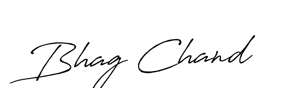 Use a signature maker to create a handwritten signature online. With this signature software, you can design (Antro_Vectra_Bolder) your own signature for name Bhag Chand. Bhag Chand signature style 7 images and pictures png