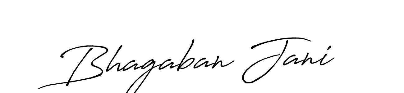 Design your own signature with our free online signature maker. With this signature software, you can create a handwritten (Antro_Vectra_Bolder) signature for name Bhagaban Jani. Bhagaban Jani signature style 7 images and pictures png