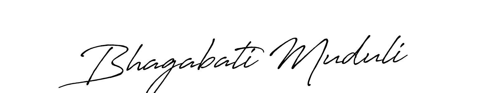 It looks lik you need a new signature style for name Bhagabati Muduli. Design unique handwritten (Antro_Vectra_Bolder) signature with our free signature maker in just a few clicks. Bhagabati Muduli signature style 7 images and pictures png