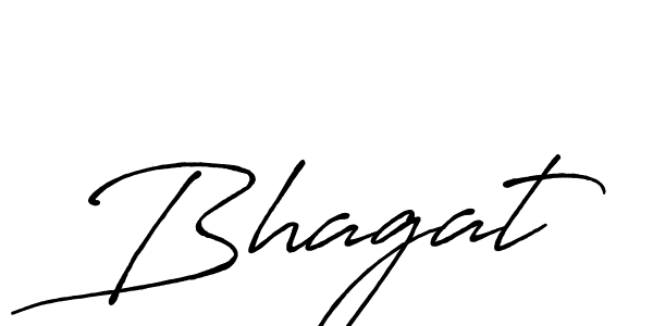 Use a signature maker to create a handwritten signature online. With this signature software, you can design (Antro_Vectra_Bolder) your own signature for name Bhagat. Bhagat signature style 7 images and pictures png