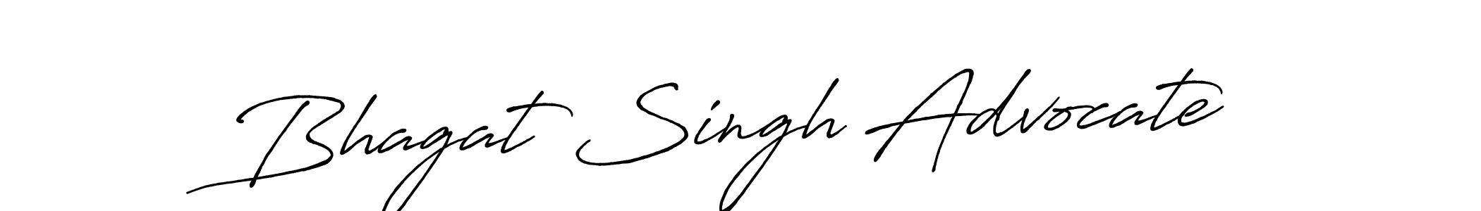 Design your own signature with our free online signature maker. With this signature software, you can create a handwritten (Antro_Vectra_Bolder) signature for name Bhagat Singh Advocate. Bhagat Singh Advocate signature style 7 images and pictures png