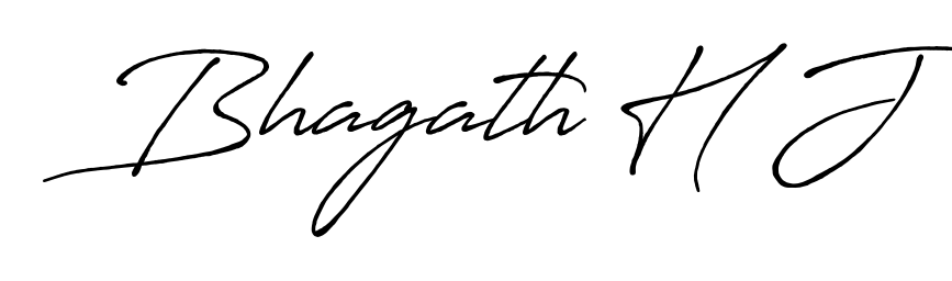 Make a beautiful signature design for name Bhagath H J. Use this online signature maker to create a handwritten signature for free. Bhagath H J signature style 7 images and pictures png