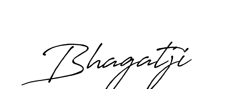 Use a signature maker to create a handwritten signature online. With this signature software, you can design (Antro_Vectra_Bolder) your own signature for name Bhagatji. Bhagatji signature style 7 images and pictures png