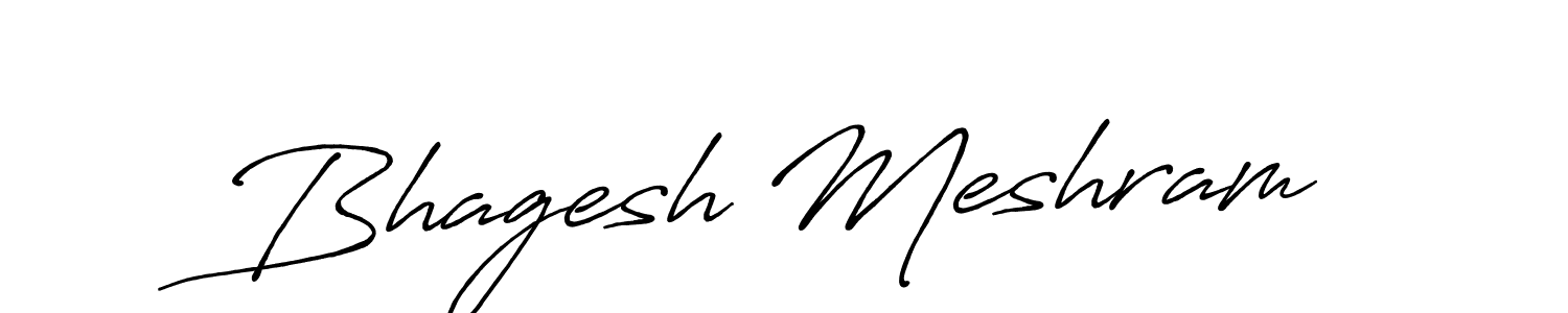 Antro_Vectra_Bolder is a professional signature style that is perfect for those who want to add a touch of class to their signature. It is also a great choice for those who want to make their signature more unique. Get Bhagesh Meshram name to fancy signature for free. Bhagesh Meshram signature style 7 images and pictures png