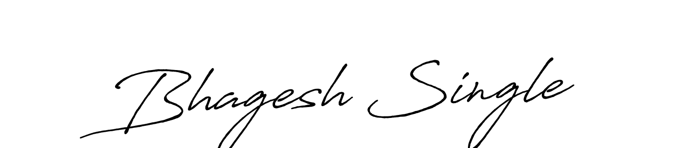 Also we have Bhagesh Single name is the best signature style. Create professional handwritten signature collection using Antro_Vectra_Bolder autograph style. Bhagesh Single signature style 7 images and pictures png