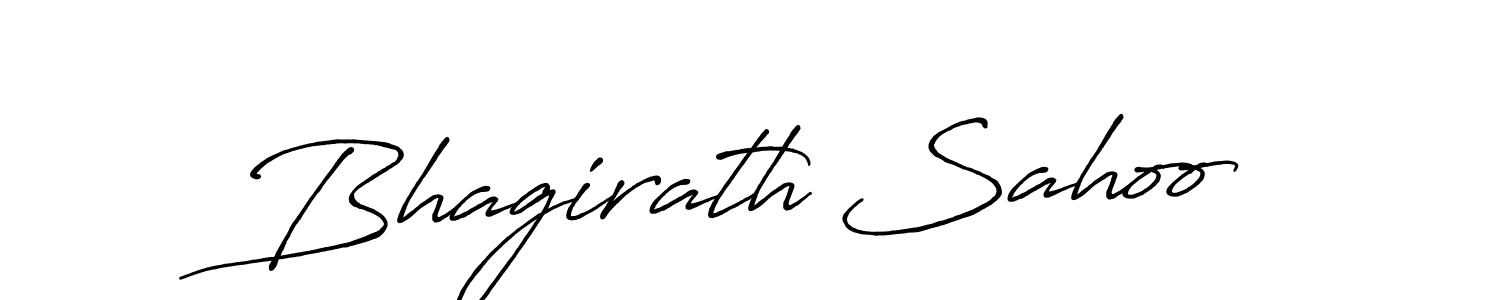 How to make Bhagirath Sahoo signature? Antro_Vectra_Bolder is a professional autograph style. Create handwritten signature for Bhagirath Sahoo name. Bhagirath Sahoo signature style 7 images and pictures png