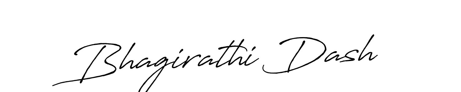 Design your own signature with our free online signature maker. With this signature software, you can create a handwritten (Antro_Vectra_Bolder) signature for name Bhagirathi Dash. Bhagirathi Dash signature style 7 images and pictures png