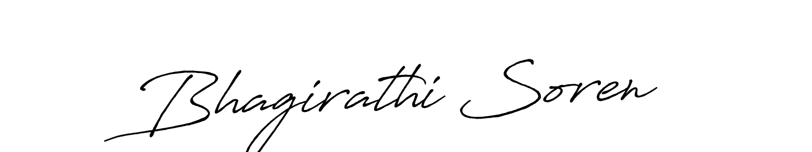 How to make Bhagirathi Soren signature? Antro_Vectra_Bolder is a professional autograph style. Create handwritten signature for Bhagirathi Soren name. Bhagirathi Soren signature style 7 images and pictures png