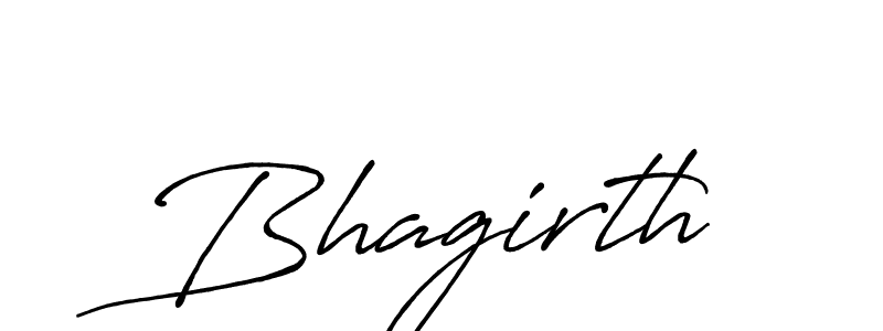 How to make Bhagirth signature? Antro_Vectra_Bolder is a professional autograph style. Create handwritten signature for Bhagirth name. Bhagirth signature style 7 images and pictures png