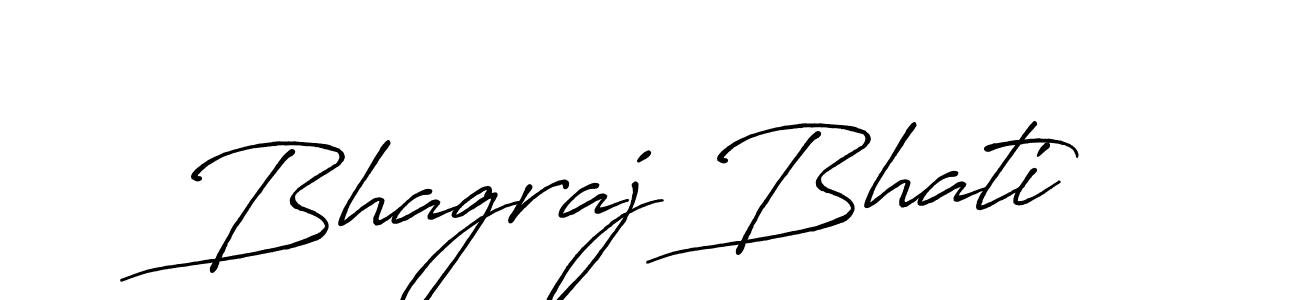 How to make Bhagraj Bhati name signature. Use Antro_Vectra_Bolder style for creating short signs online. This is the latest handwritten sign. Bhagraj Bhati signature style 7 images and pictures png