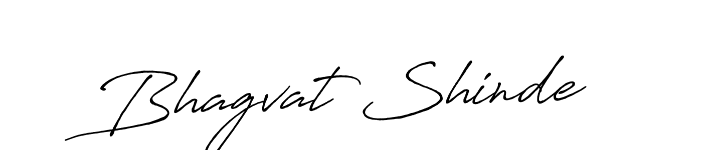 Create a beautiful signature design for name Bhagvat Shinde. With this signature (Antro_Vectra_Bolder) fonts, you can make a handwritten signature for free. Bhagvat Shinde signature style 7 images and pictures png