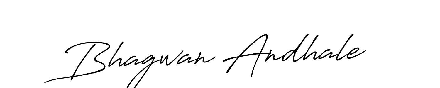 Make a beautiful signature design for name Bhagwan Andhale. With this signature (Antro_Vectra_Bolder) style, you can create a handwritten signature for free. Bhagwan Andhale signature style 7 images and pictures png