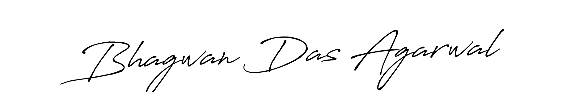 Create a beautiful signature design for name Bhagwan Das Agarwal. With this signature (Antro_Vectra_Bolder) fonts, you can make a handwritten signature for free. Bhagwan Das Agarwal signature style 7 images and pictures png