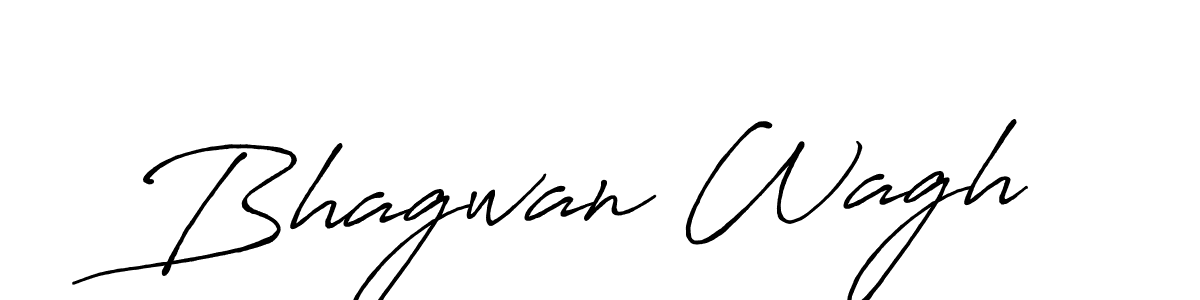 How to make Bhagwan Wagh name signature. Use Antro_Vectra_Bolder style for creating short signs online. This is the latest handwritten sign. Bhagwan Wagh signature style 7 images and pictures png