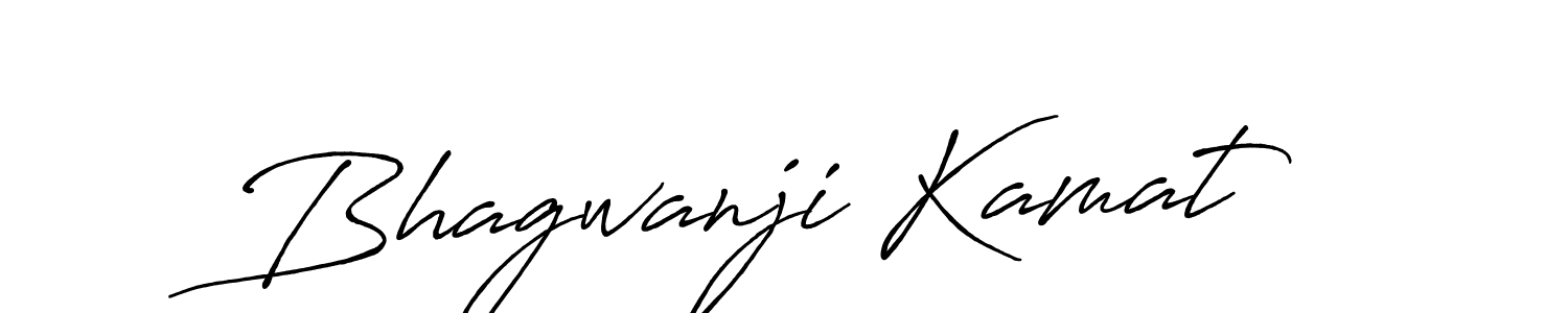 The best way (Antro_Vectra_Bolder) to make a short signature is to pick only two or three words in your name. The name Bhagwanji Kamat include a total of six letters. For converting this name. Bhagwanji Kamat signature style 7 images and pictures png