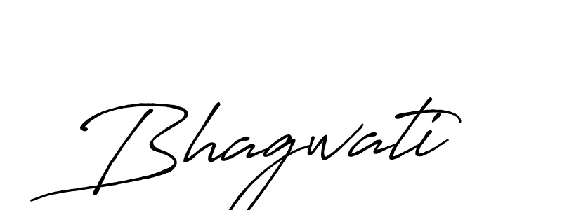 Create a beautiful signature design for name Bhagwati. With this signature (Antro_Vectra_Bolder) fonts, you can make a handwritten signature for free. Bhagwati signature style 7 images and pictures png