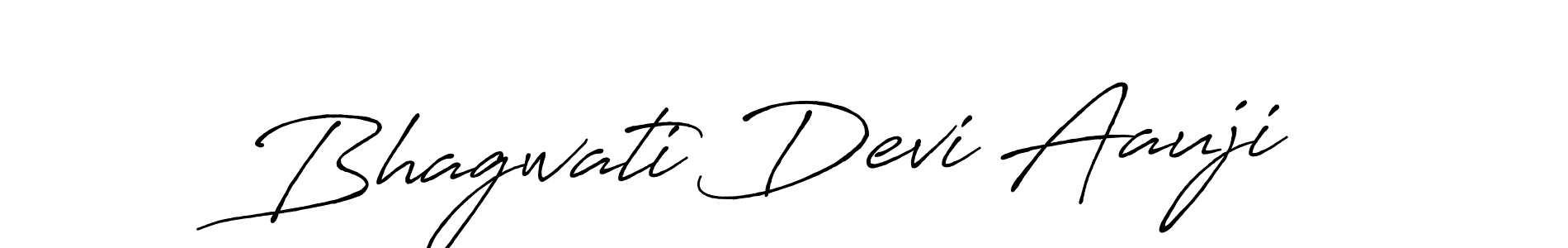 It looks lik you need a new signature style for name Bhagwati Devi Aauji. Design unique handwritten (Antro_Vectra_Bolder) signature with our free signature maker in just a few clicks. Bhagwati Devi Aauji signature style 7 images and pictures png