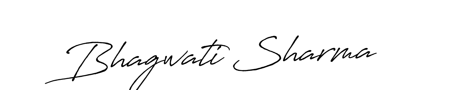 How to make Bhagwati Sharma signature? Antro_Vectra_Bolder is a professional autograph style. Create handwritten signature for Bhagwati Sharma name. Bhagwati Sharma signature style 7 images and pictures png