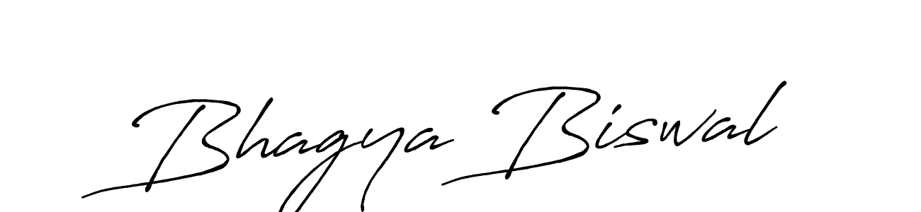How to make Bhagya Biswal name signature. Use Antro_Vectra_Bolder style for creating short signs online. This is the latest handwritten sign. Bhagya Biswal signature style 7 images and pictures png