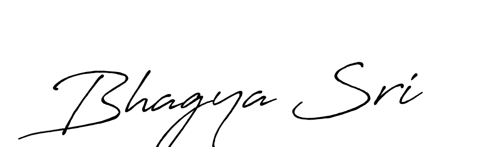 How to make Bhagya Sri signature? Antro_Vectra_Bolder is a professional autograph style. Create handwritten signature for Bhagya Sri name. Bhagya Sri signature style 7 images and pictures png