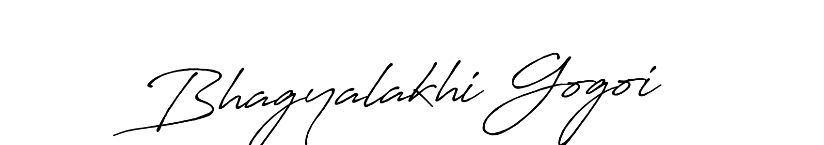 Create a beautiful signature design for name Bhagyalakhi Gogoi. With this signature (Antro_Vectra_Bolder) fonts, you can make a handwritten signature for free. Bhagyalakhi Gogoi signature style 7 images and pictures png