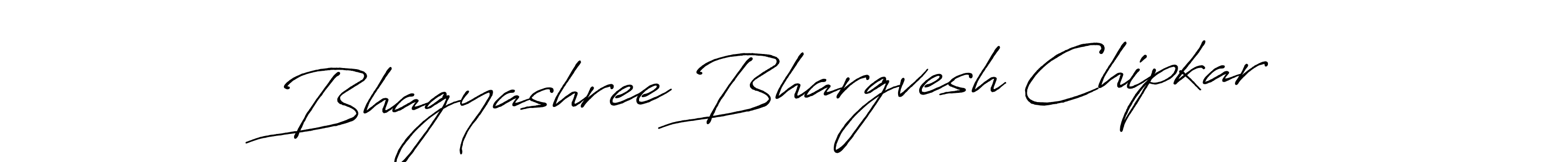 Bhagyashree Bhargvesh Chipkar stylish signature style. Best Handwritten Sign (Antro_Vectra_Bolder) for my name. Handwritten Signature Collection Ideas for my name Bhagyashree Bhargvesh Chipkar. Bhagyashree Bhargvesh Chipkar signature style 7 images and pictures png