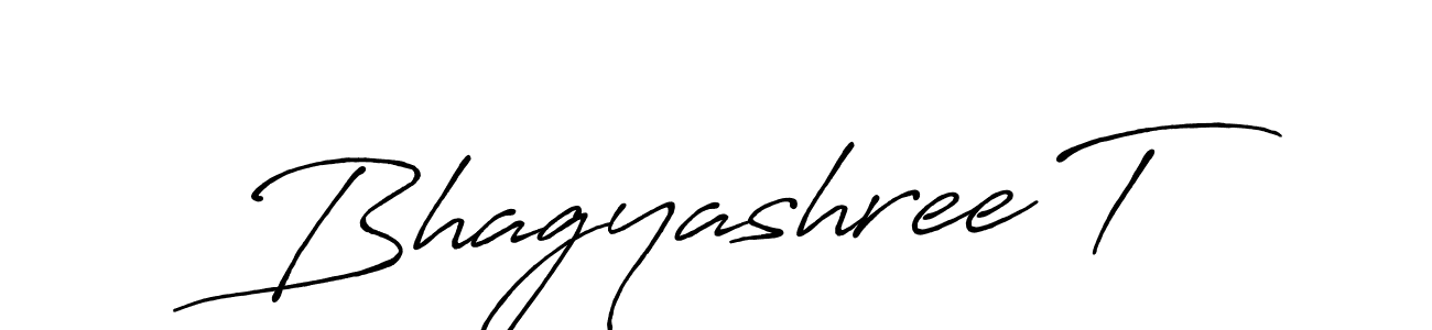 How to make Bhagyashree T name signature. Use Antro_Vectra_Bolder style for creating short signs online. This is the latest handwritten sign. Bhagyashree T signature style 7 images and pictures png