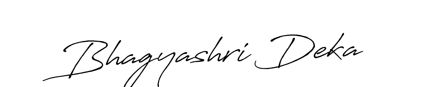 Also we have Bhagyashri Deka name is the best signature style. Create professional handwritten signature collection using Antro_Vectra_Bolder autograph style. Bhagyashri Deka signature style 7 images and pictures png