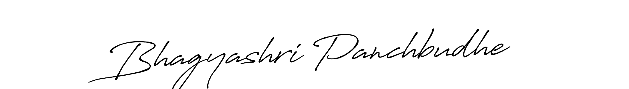 Make a beautiful signature design for name Bhagyashri Panchbudhe. With this signature (Antro_Vectra_Bolder) style, you can create a handwritten signature for free. Bhagyashri Panchbudhe signature style 7 images and pictures png