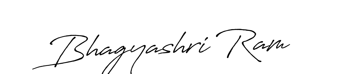 Bhagyashri Ram stylish signature style. Best Handwritten Sign (Antro_Vectra_Bolder) for my name. Handwritten Signature Collection Ideas for my name Bhagyashri Ram. Bhagyashri Ram signature style 7 images and pictures png