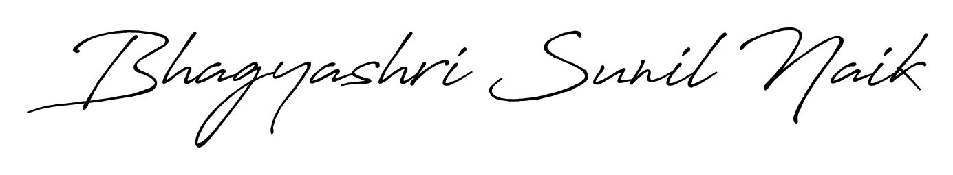A dynamic signature style for Bhagyashri Sunil Naik using Antro_Vectra_Bolder script. Designed to look authentic, handwritten, and professional. Bhagyashri Sunil Naik signature style 7 images and pictures png