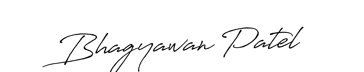 Bhagyawan Patel stylish signature style. Best Handwritten Sign (Antro_Vectra_Bolder) for my name. Handwritten Signature Collection Ideas for my name Bhagyawan Patel. Bhagyawan Patel signature style 7 images and pictures png