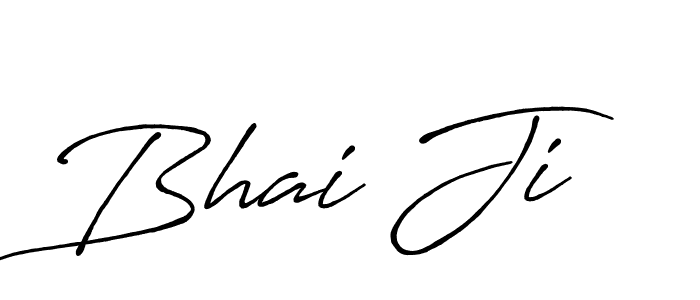 Also we have Bhai Ji name is the best signature style. Create professional handwritten signature collection using Antro_Vectra_Bolder autograph style. Bhai Ji signature style 7 images and pictures png