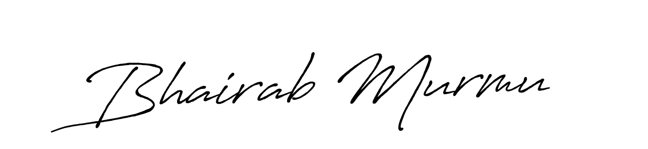 Also we have Bhairab Murmu name is the best signature style. Create professional handwritten signature collection using Antro_Vectra_Bolder autograph style. Bhairab Murmu signature style 7 images and pictures png