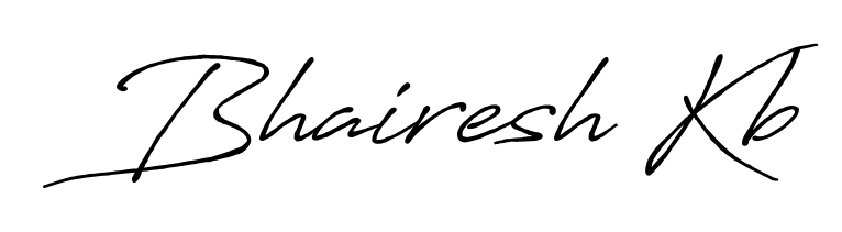 Turn your name Bhairesh Kb into a signature brand with Antro_Vectra_Bolder styling. Download in standard PNG or transparent format anytime. Bhairesh Kb signature style 7 images and pictures png