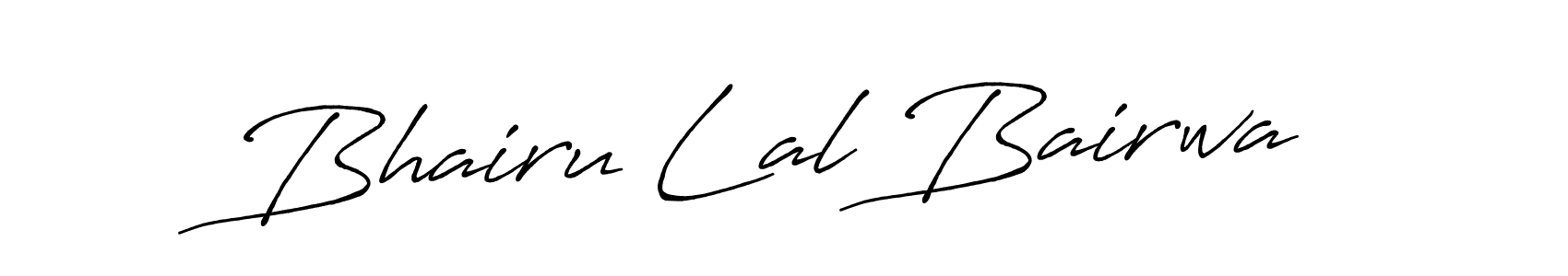 How to make Bhairu Lal Bairwa signature? Antro_Vectra_Bolder is a professional autograph style. Create handwritten signature for Bhairu Lal Bairwa name. Bhairu Lal Bairwa signature style 7 images and pictures png